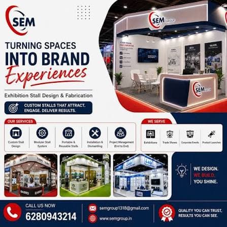 SEM Group - Exhibition Stalls & Booth Fabrication in Chandigarh