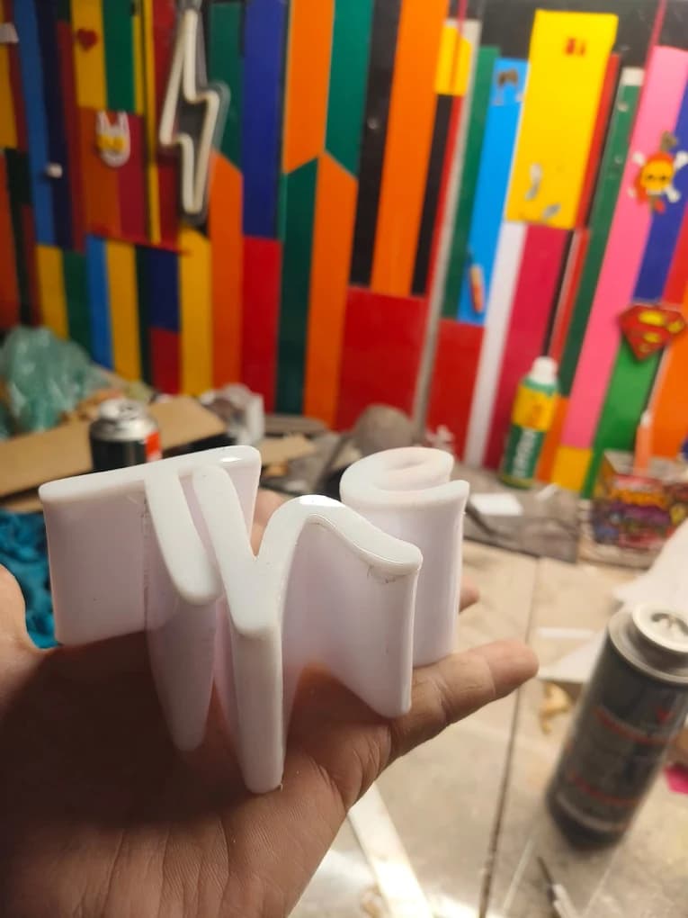 Angad Flex Printing 3D Letters Acrylic Letters