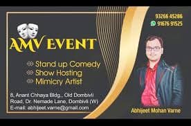 ABHIJEET MOHAN GROUP - AMV EVENT