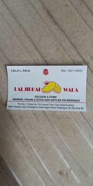 Laljibhai Safawala