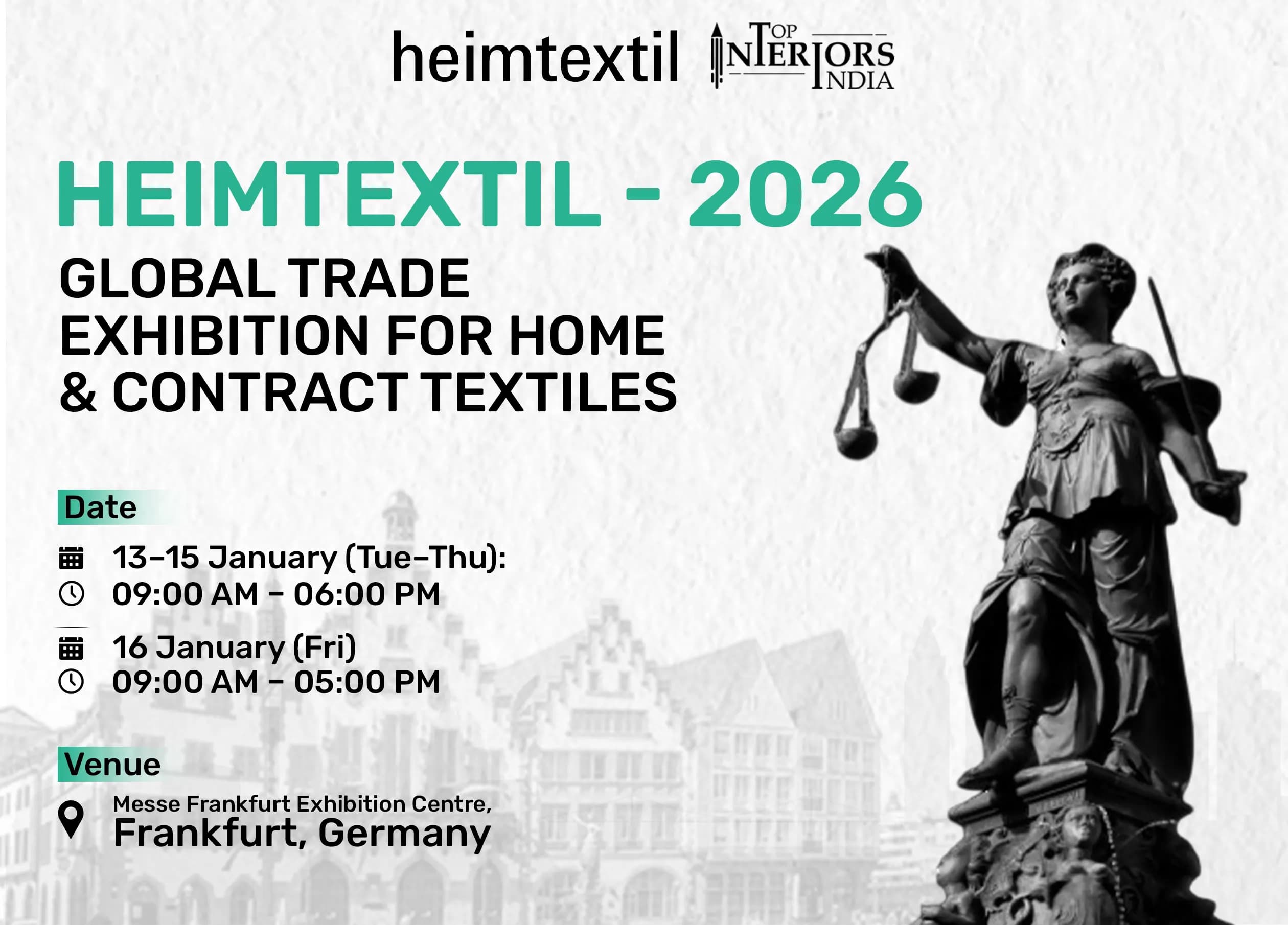 Heimtextil 2026 – International Trade Fair for Home Textiles — Frankfurt am Main, Hesse, Germany