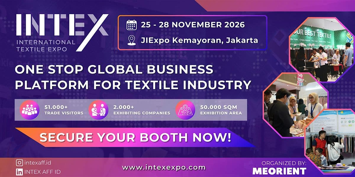 Textile Fashion Indonesia 2026 - Fashion & Design Expo — Surabaya, East Java, Indonesia