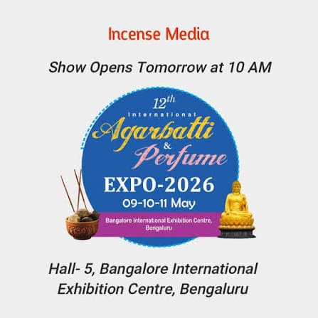 12th International Agarbatti & Perfume Expo 2026 - India's Largest B2B Exhibition for Incense, Fragrance and Pooja Products Industry — Bengaluru, Karnataka, India
