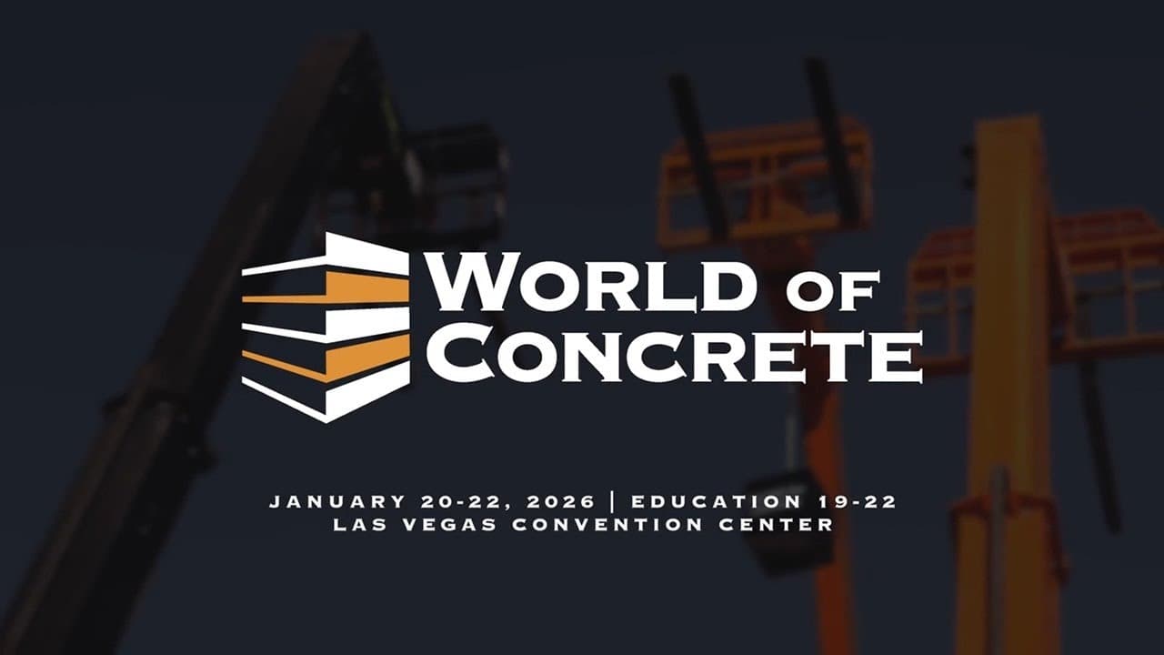 World of Concrete 2026 - International Concrete Industry Exhibition — Las Vegas, Nevada, USA