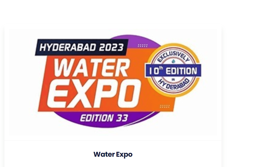 Water India Expo 2026 — Hyderabad, Telangana, India