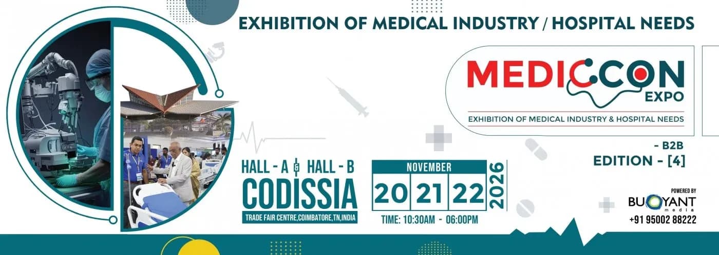 Mediccon Expo 2026 — Coimbatore, Tamil Nadu, India