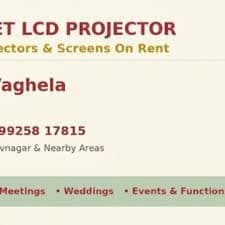LCD Projector On Rent Bhavnagar